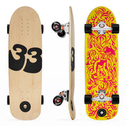 Surfskate Completo "PSYCHEDELIC GIRL" + EJE Triple S V2