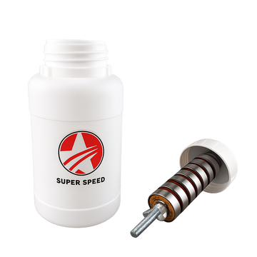 Bote plastico limpia rodamientos vista general abierto