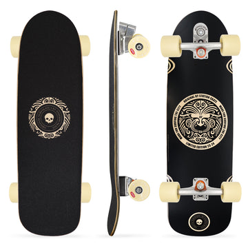 Surfskate Mahori con Eje BARRACUDA simulador de surf