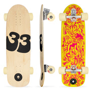 Surfskate Completo 'PSYCHEDELIC GIRL' + eje BARRACUDA