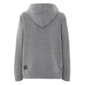 Sudadera con cremallera color gris Modelo Rocket vista trasera espalda