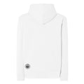 Sudadera con cremallera color blanco Modelo Rocket vista trasera espalda