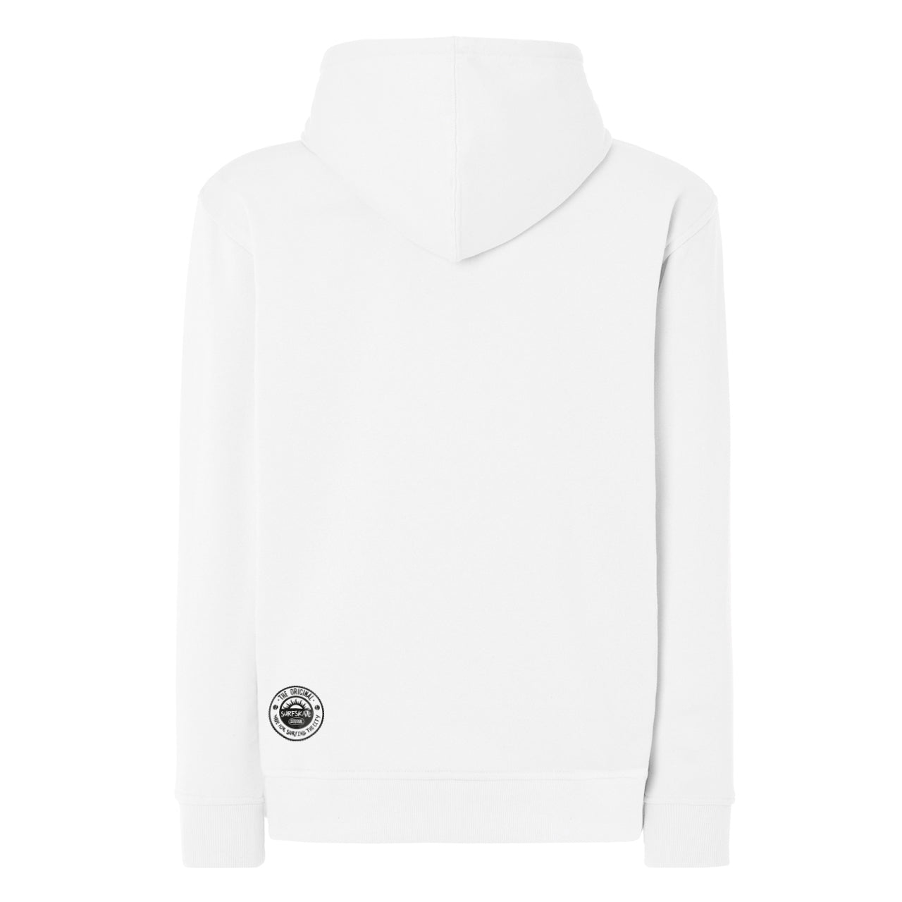 Sudadera con cremallera color blanco Modelo Rocket vista trasera espalda