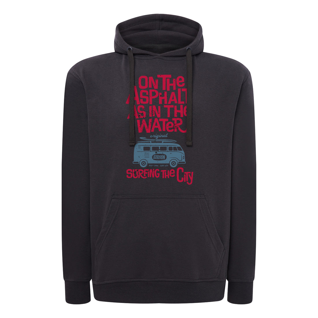 Sudadera PEACH-CHC color CHOCOLATE vista frontal