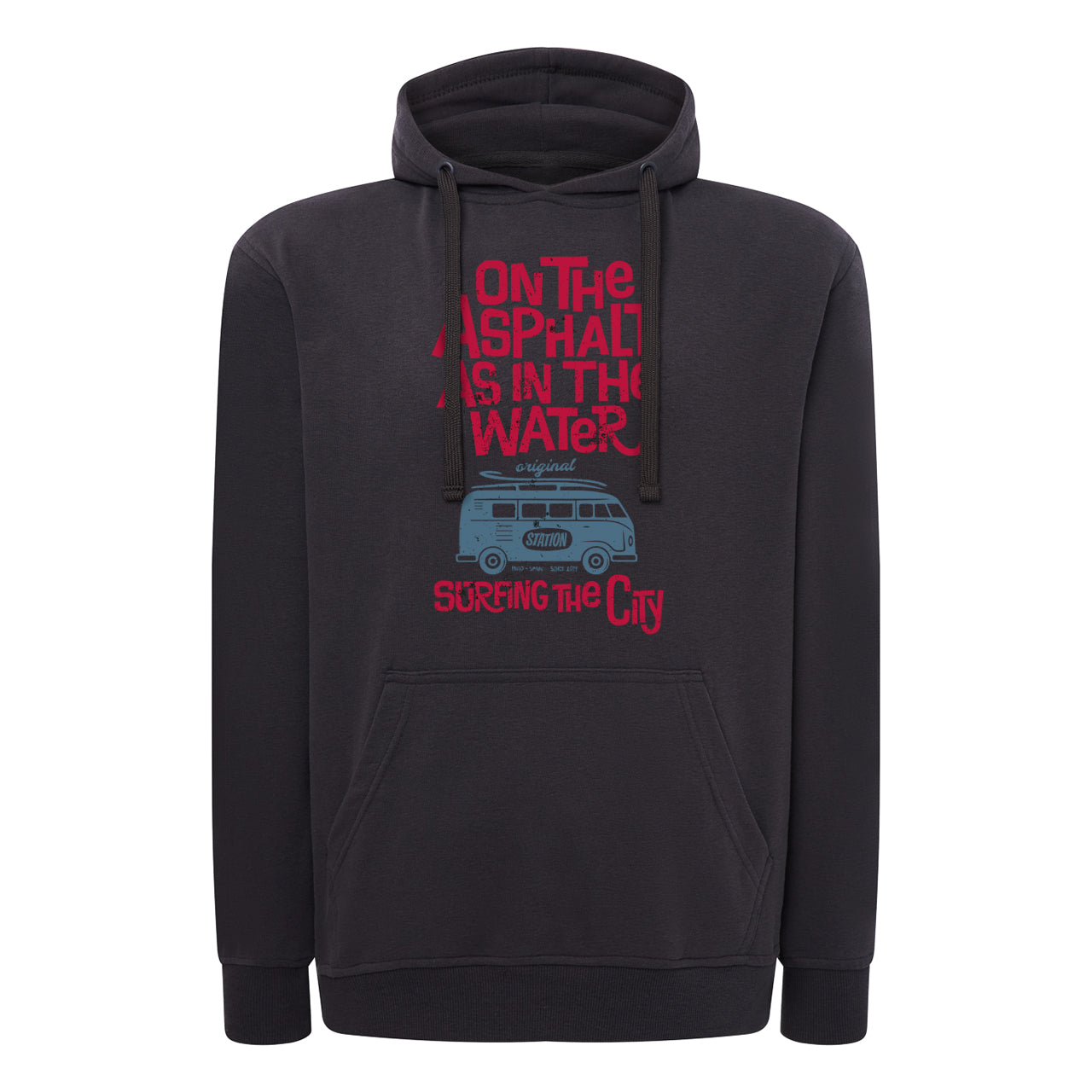 Sudadera PEACH-CHC color CHOCOLATE vista frontal