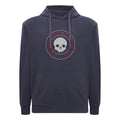Sudadera PEACH DN color azul grisaceo sello calavera original Station vista frontal
