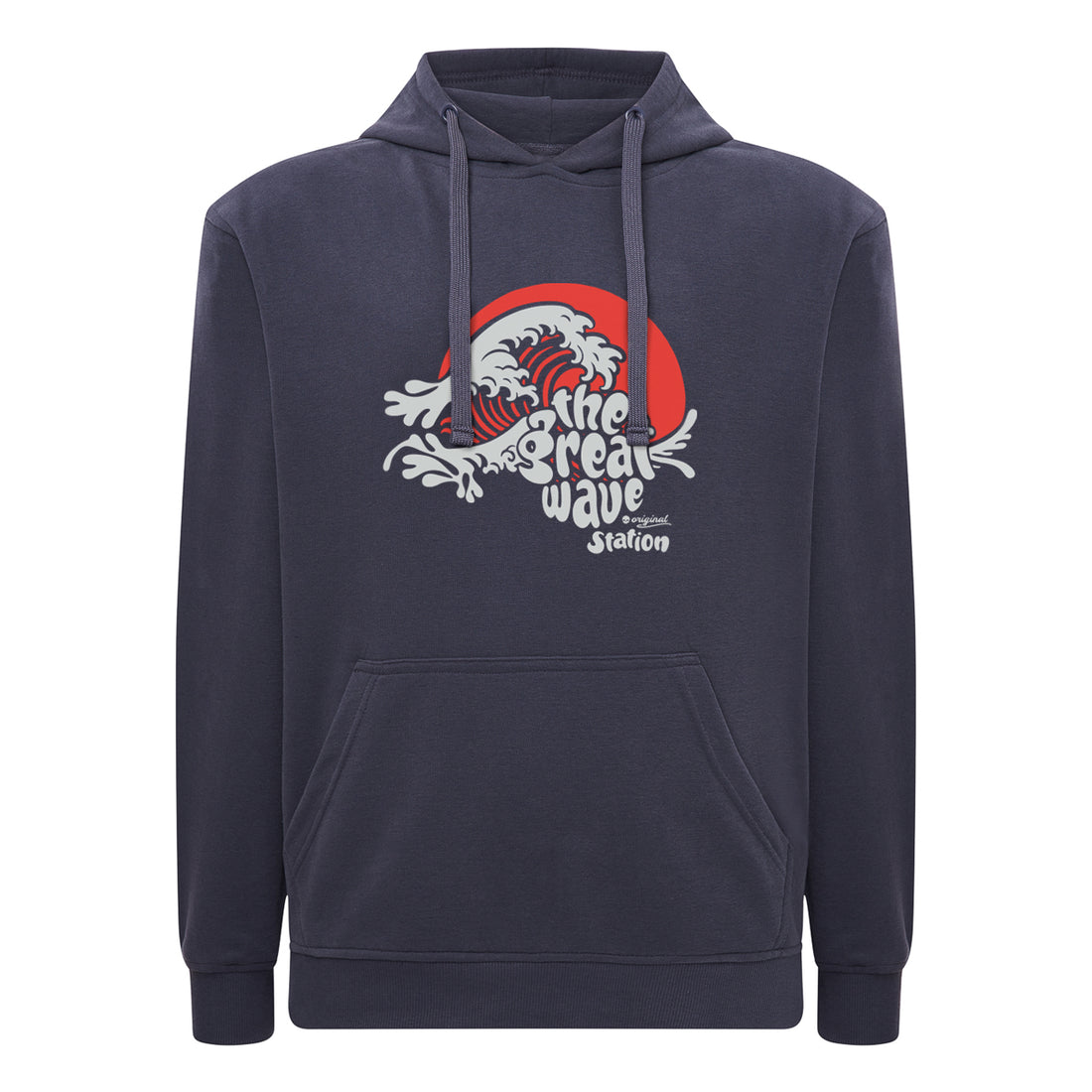 Sudadera Peach algodon color DN Great Wave vista frontal