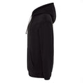 Sudadera color negro con  calavera y serpiente realista  vista lateral
