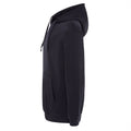 Sudadera SWEART color Azul NY con  calavera y serpiente realista  vista lateral