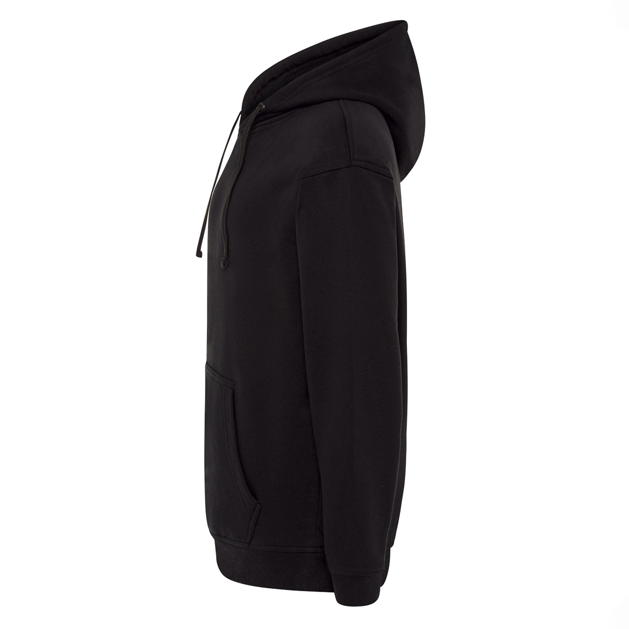 Sudadera SWEART  color negro sello calavera original Station  vista lateral