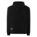 Sudadera color negro calavera original sello Station vista trasera espalda