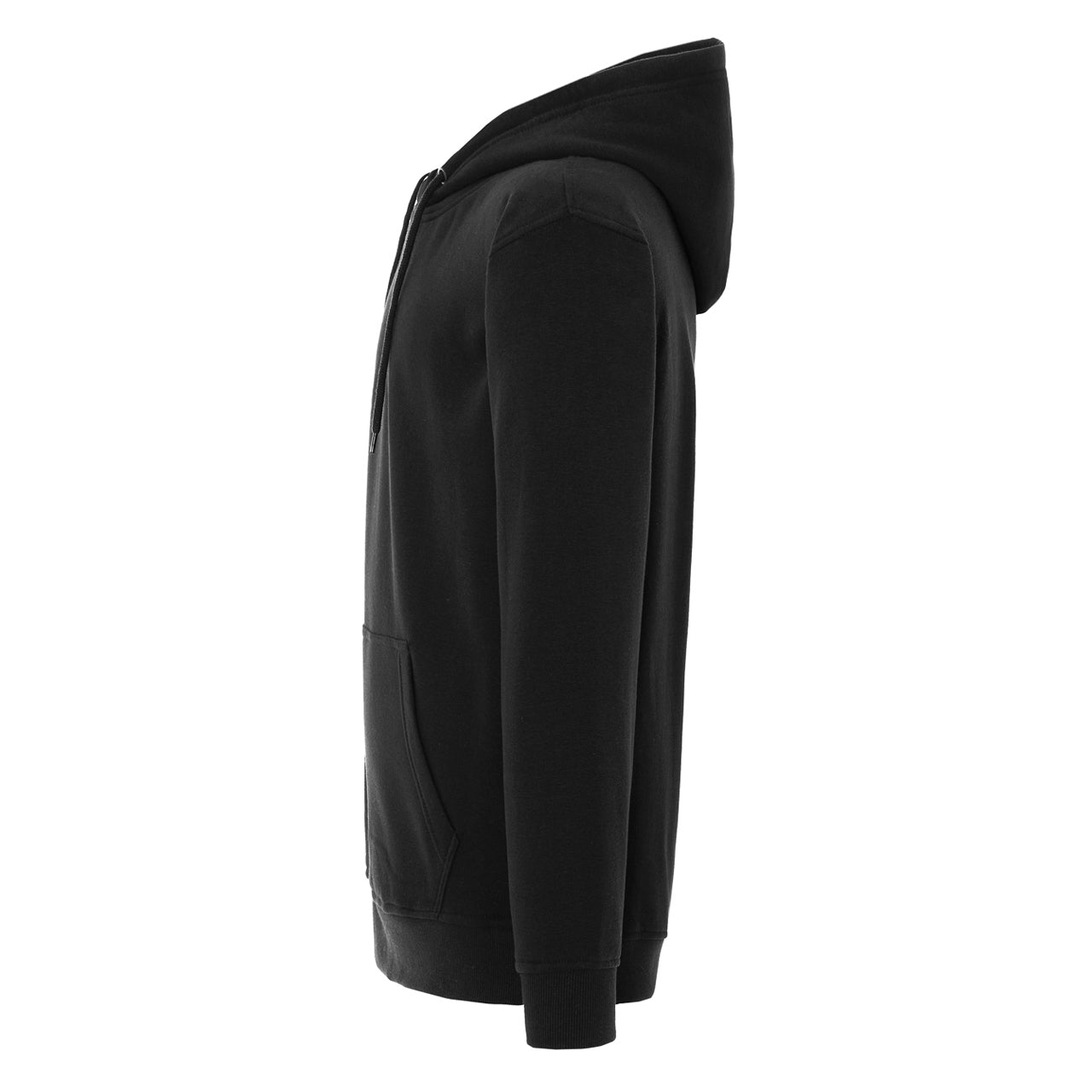 Sudadera color negro con  calavera y serpiente realista vista lateral