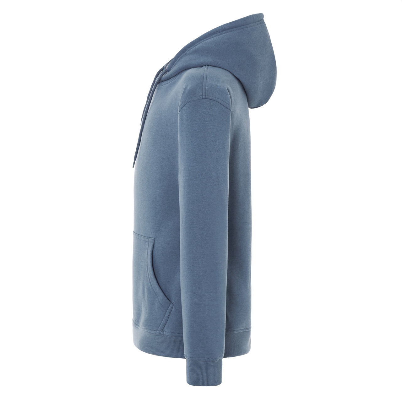 Sudadera TEIDE algondon color ST azul vista lateral