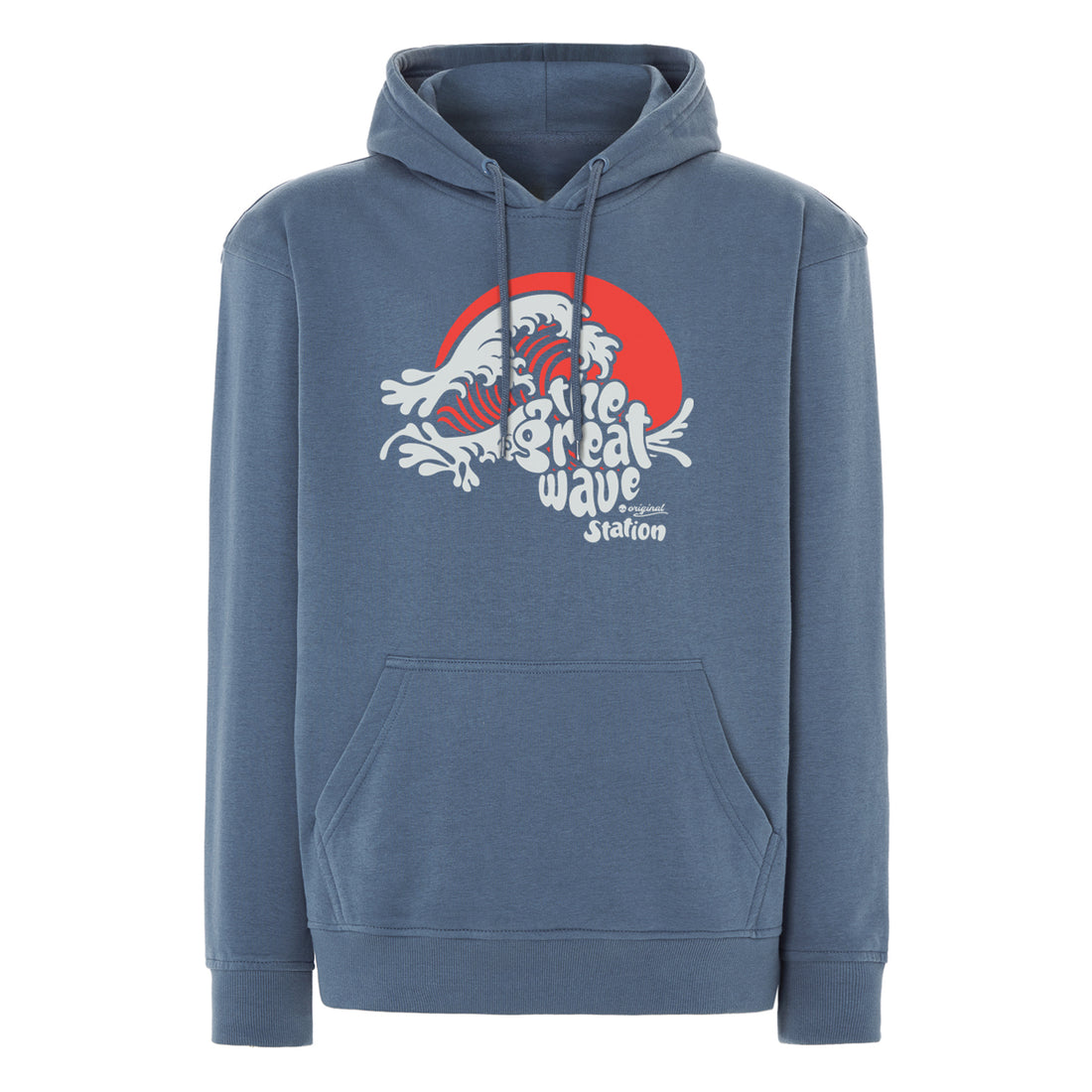 Sudadera TEIDE algondon color ST azul vista frontal