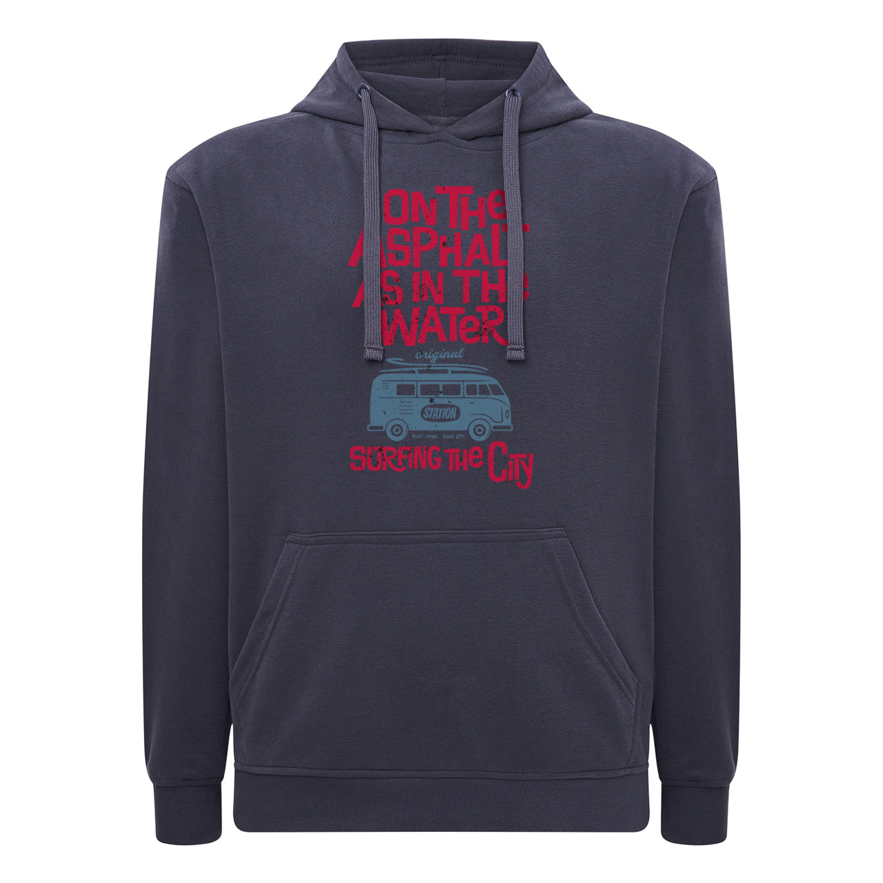 Sudadera PEACH-DN color azul grisaceo vista frontal