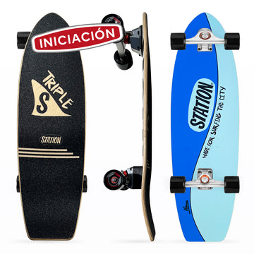 Surfskate Station Triple S yinyang Wave deck 32 pulgadas – 32 inch surfskate deck for carving and cruising