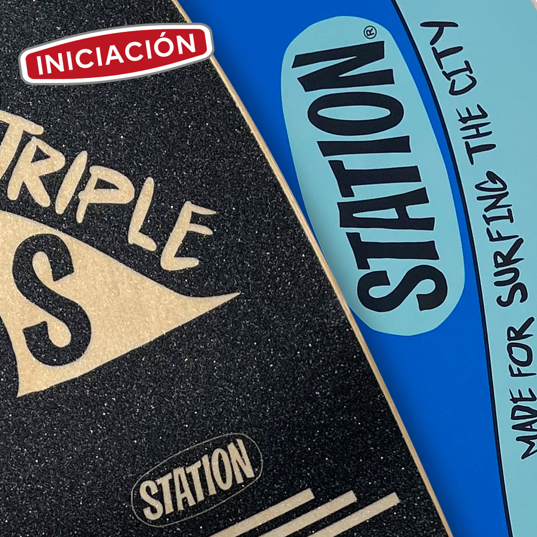 Surfskate Station Triple S yinyang Wave deck 32 pulgadas – 32 inch surfskate deck for carving and cruising