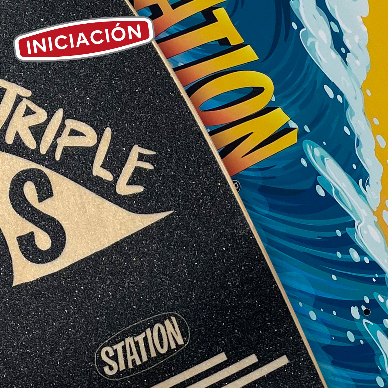 Surfskate Station Triple S Vintage Wave deck 32 pulgadas – 32 inch surfskate deck for carving and cruising