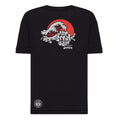Camiseta negra GREAT WAVE dibujo grande
