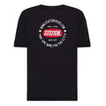 Camiseta negra con sello original logo Station Skate