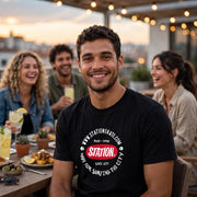 STATION SKATE LOGO  T-shirt