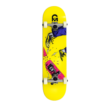 Skate GM Skates tabla amarilla rota