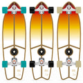 Surfskate 32 pulgadas Completo 'PENGUIN' - StationSkate combinaciones ejes y ruedas