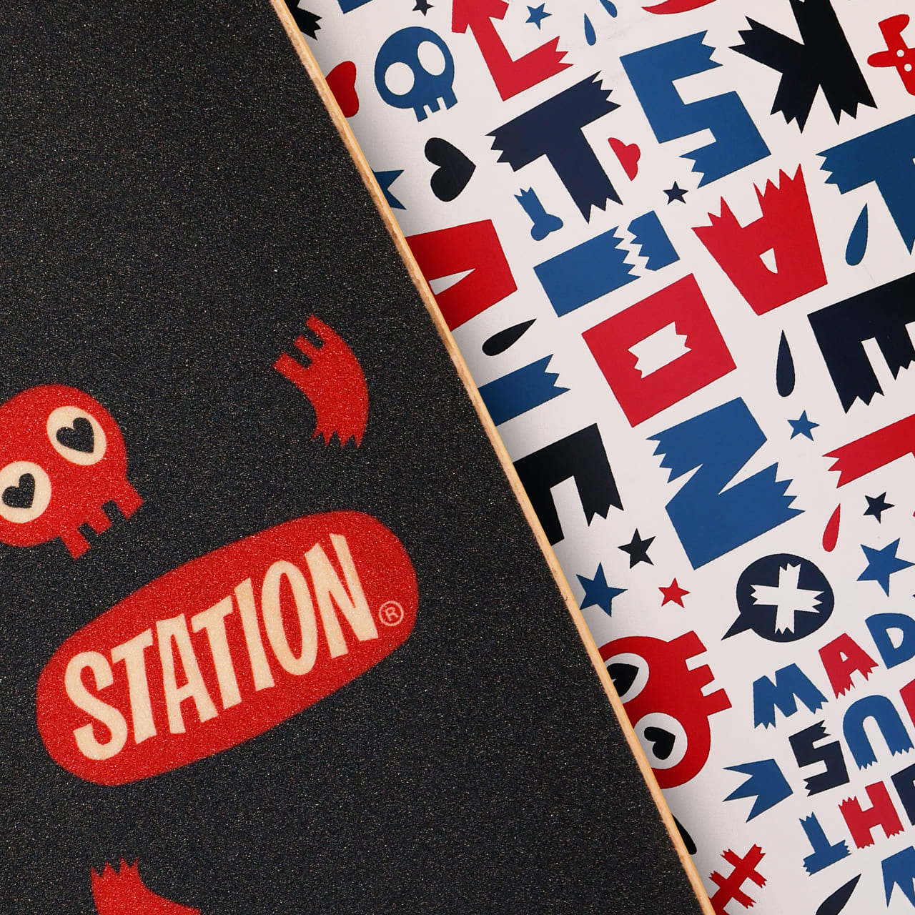 Surfskate infantil Completo detalle lija 'CRAZY LETTERS' - StationSkate