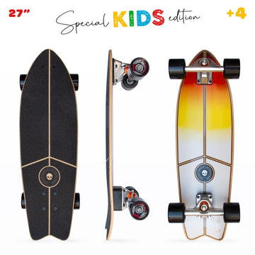 Surfskate Completo 'Penguin KIDS 27" - StationSkate pingüino