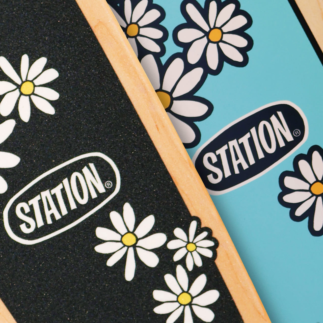 Detalle lija Surfskate  infantil Completo 'DAISY SKY' - StationSkate