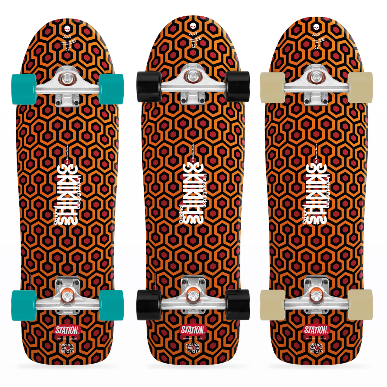 Surfskate 32 pulgadas Completo 'SHINING' - StationSkate combinaciones ejes y ruedas