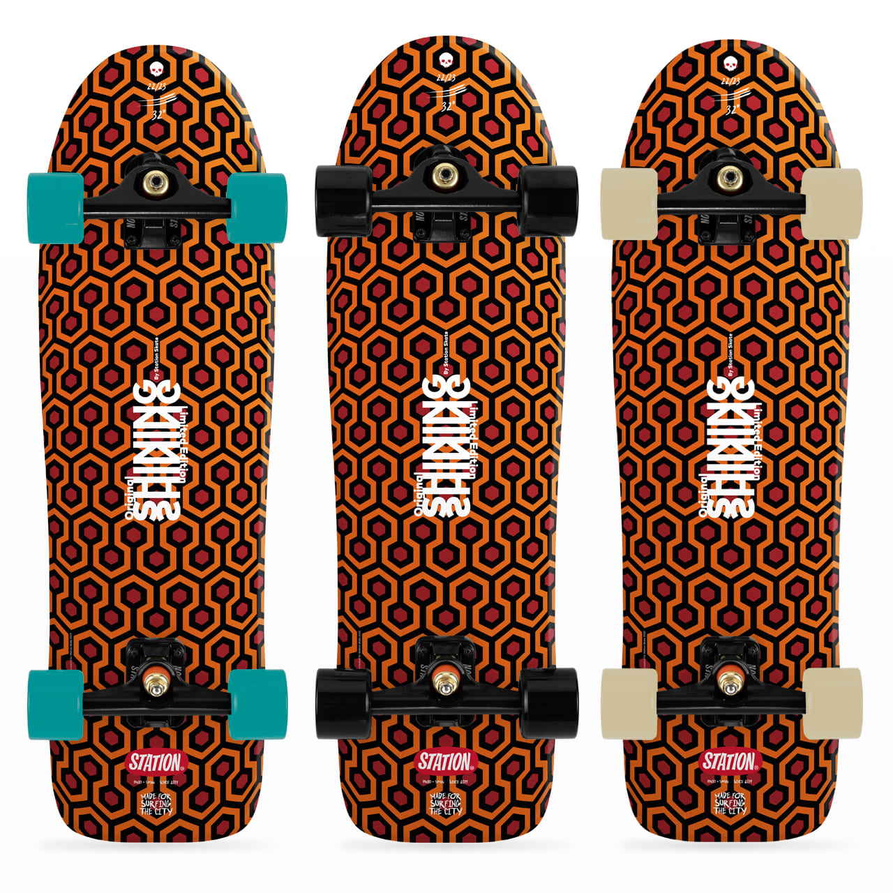 Surfskate 32 pulgadas Completo 'SHINING' - StationSkate combinaciones ejes y ruedas