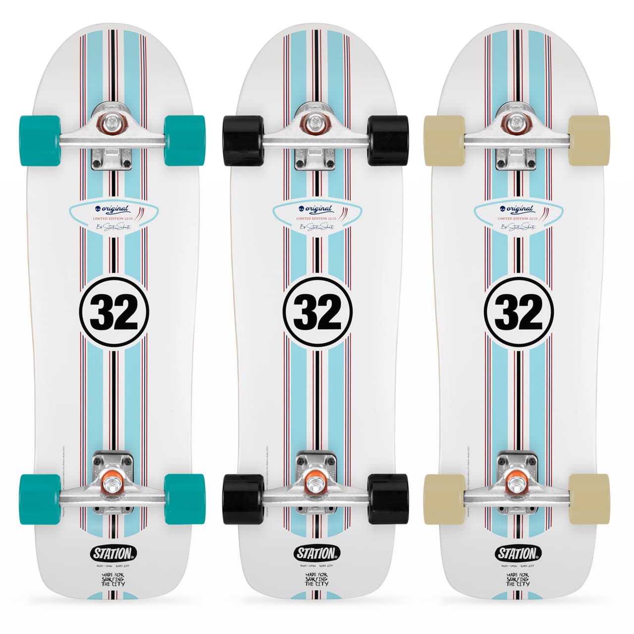 Surfskate 32 pulgadas Completo '32' - StationSkate combinaciones ejes y ruedas
