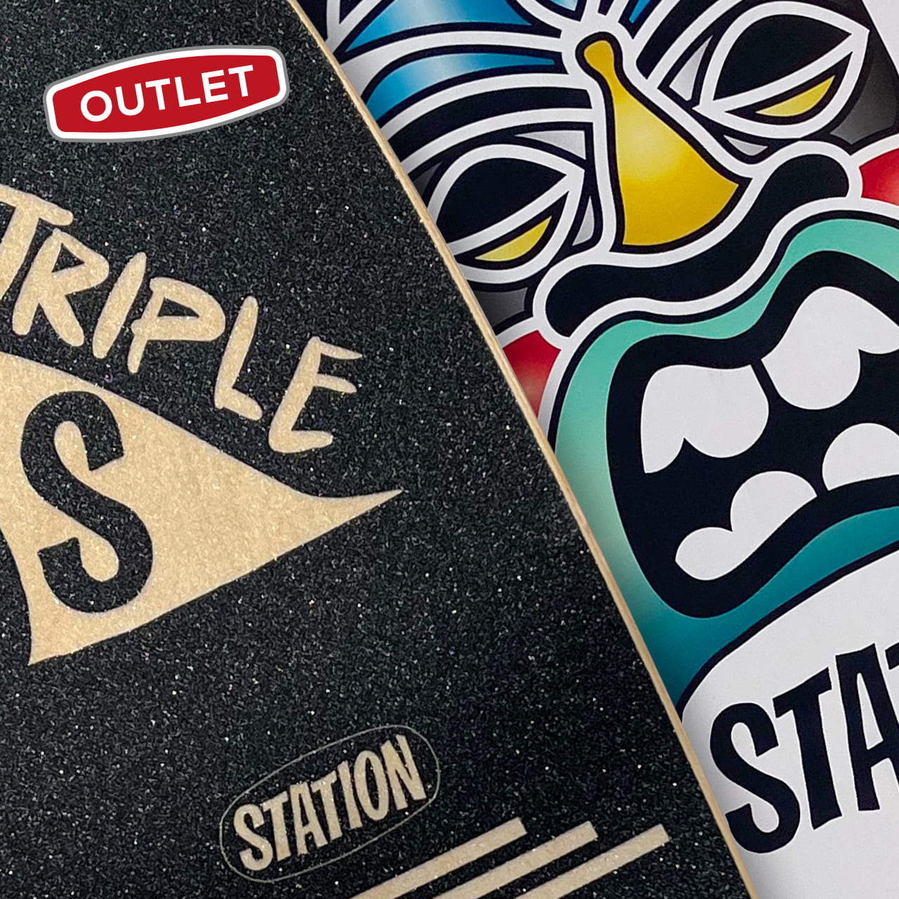 Tabla 'TIKI' - StationSkate detalle lija